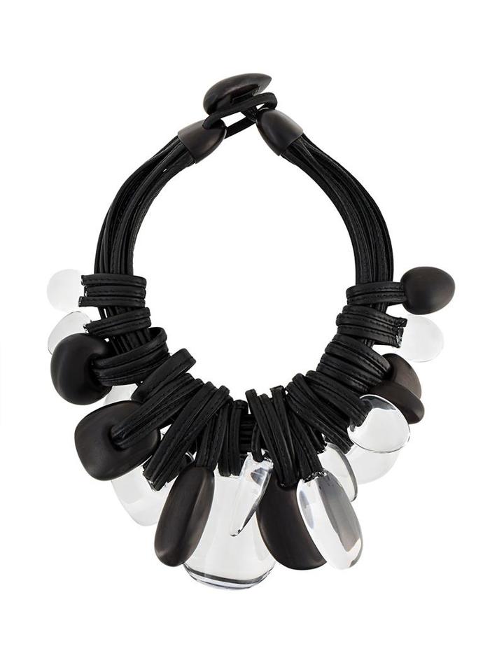 Monies Chunky Necklace, Women's, Black
