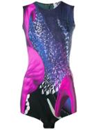 Maison Margiela Space Print Bodysuit - Purple