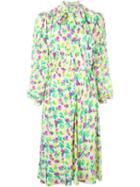Jean Louis Scherrer Pre-owned Floral Print Dress - Yellow