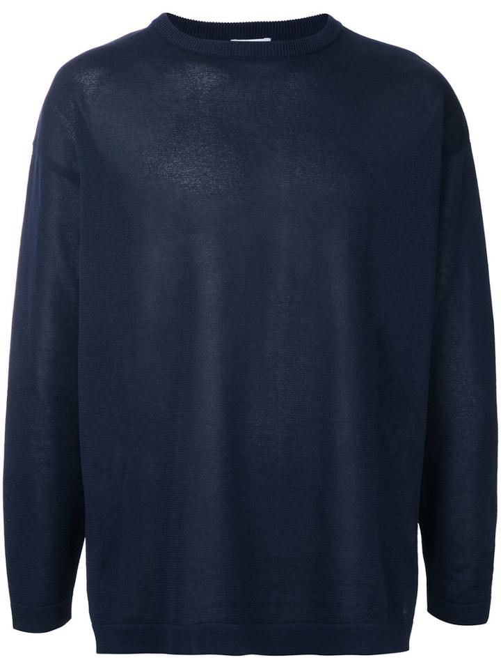 En Route - Blurry Pattern Sweatshirt - Men - Paper/nylon - 2, Blue, Paper/nylon