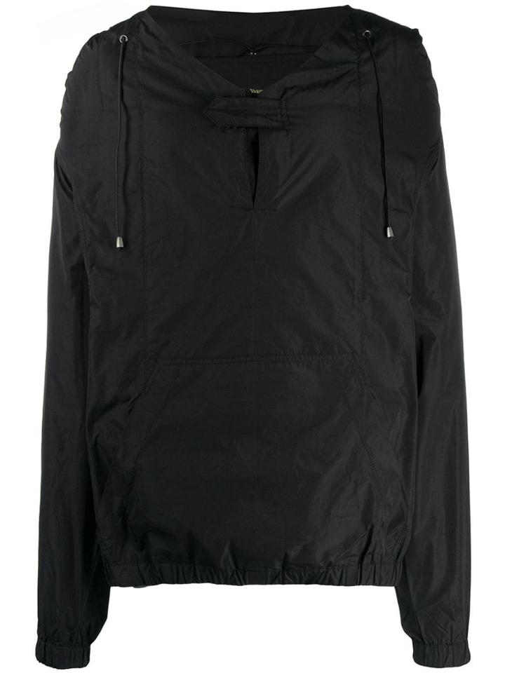 Vivienne Westwood Anglomania V-neck Hooded Jacket - Black