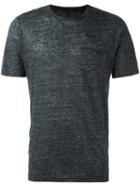 Rag & Bone Round Neck T-shirt, Men's, Size: Medium, Grey, Linen/flax