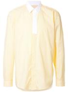 Cerruti 1881 Long Sleeve Subtle Stripe Shirt - Yellow