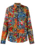 Versace Jeans Couture Print Mix Shirt - Red