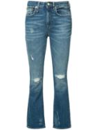 R13 Flared Jeans, Women's, Size: 30, Blue, Cotton/spandex/elastane