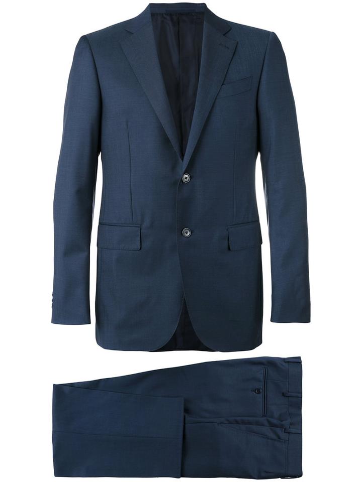 Ermenegildo Zegna - Two-button Suit - Men - Wool/cupro - 46, Blue, Wool/cupro