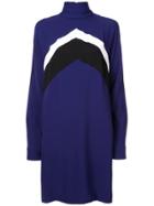 Derek Lam Chevron Dress - Blue