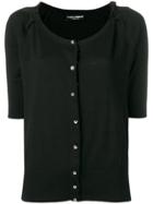 Dolce & Gabbana Short Sleeve Cardigan - Black