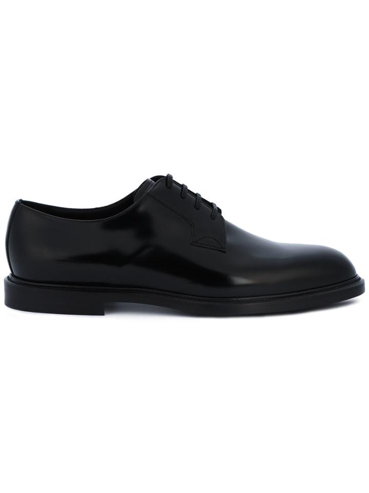 Dolce & Gabbana Minimal Derby Shoes - Black