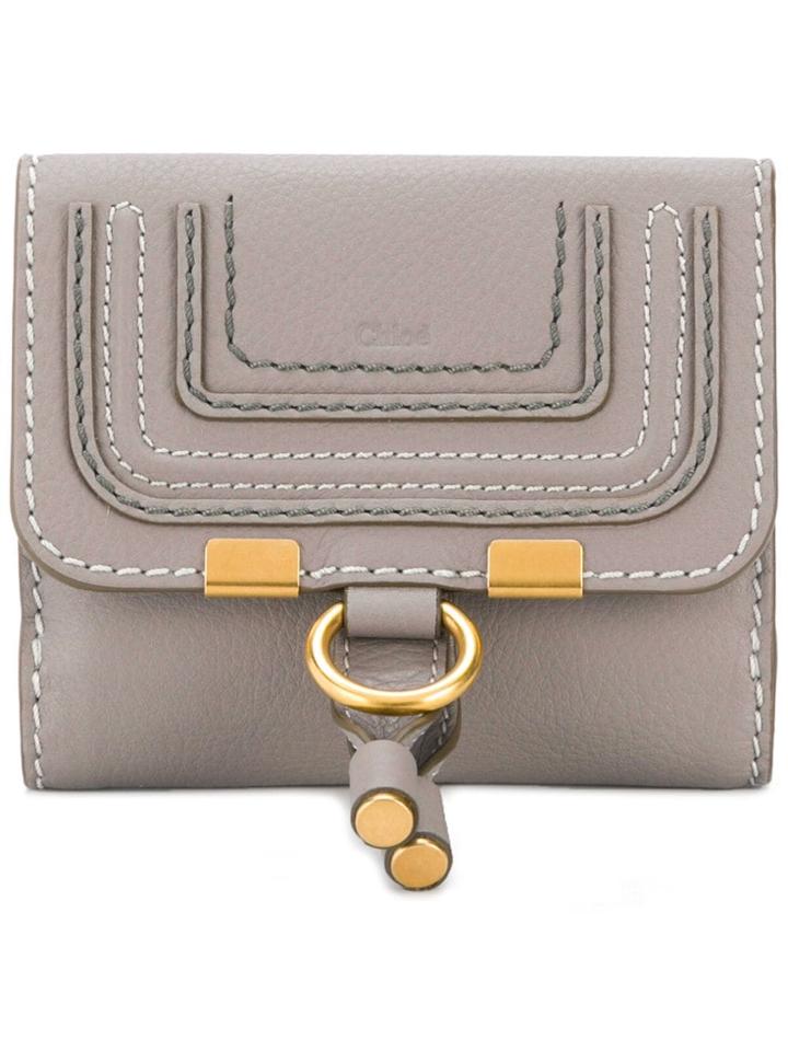 Chloé Marcie Flap-over Wallet - Grey