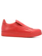 Maison Margiela Future Sneakers, Men's, Size: 41, Red, Leather