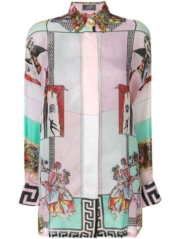 Versace Vintage Carnevale Printed Shirt - Multicolour