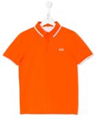 Boss Kids Logo Polo Shirt - Yellow & Orange