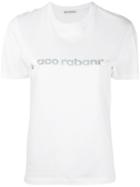 Paco Rabanne - Logo Printed T-shirt - Women - Cotton - M, White, Cotton