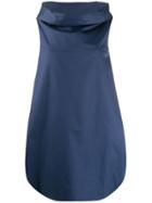 Blanca Ballon-styled Evening Dress - Blue