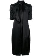 Givenchy Draped Front Dress - Black