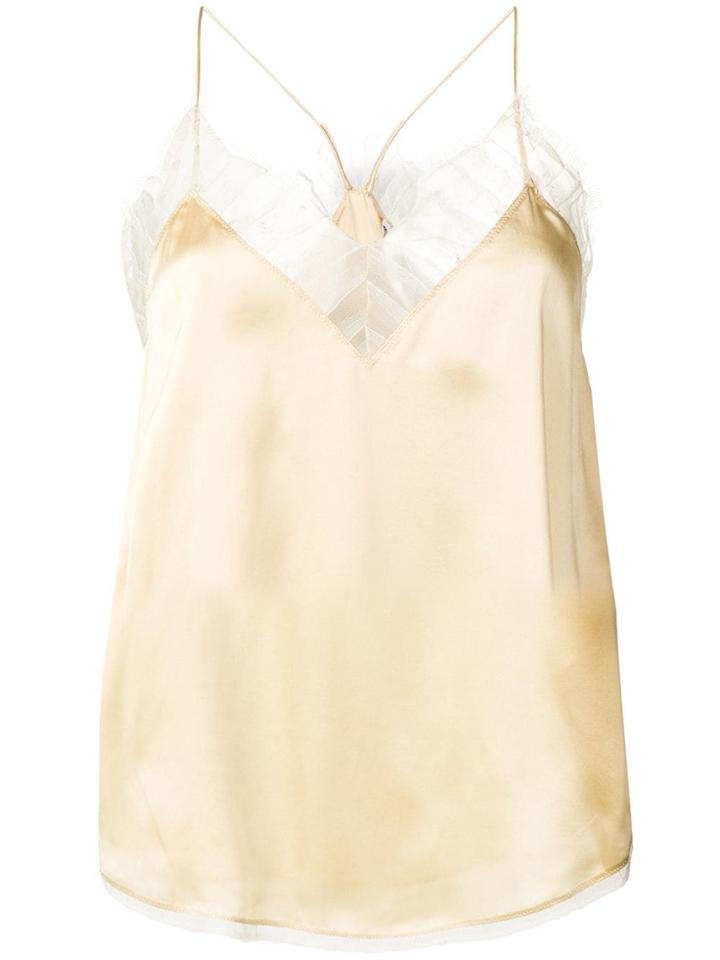 Iro Lace Trim Camisole - Neutrals