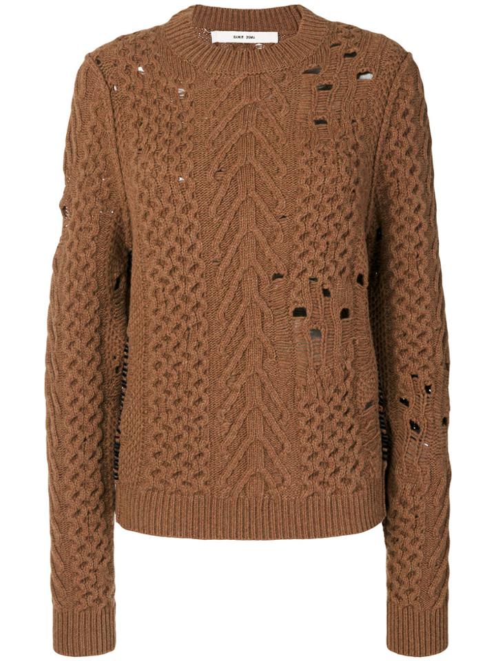 Damir Doma Distressed Jumper - Brown