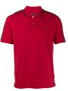 Michael Michael Kors Printed Logo Polo Shirt - Red