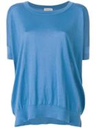 John Smedley Bryony Fine Knit T-shirt - Blue