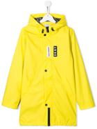 Dkny Kids Teen Contrast Detail Raincoat - Yellow