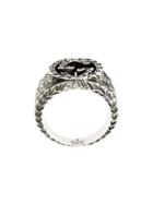 Gucci Logo Ring, Metallic