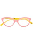Stella Mccartney Kids Colour Block Glasses, Pink/purple