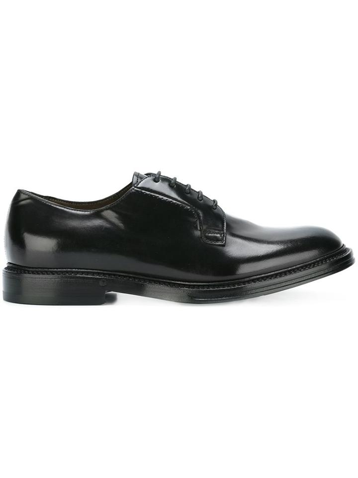 Silvano Sassetti Glossy Lace Up Shoes