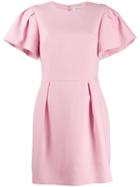 Alexander Mcqueen Ruched Sleeve Mini Dress - Pink