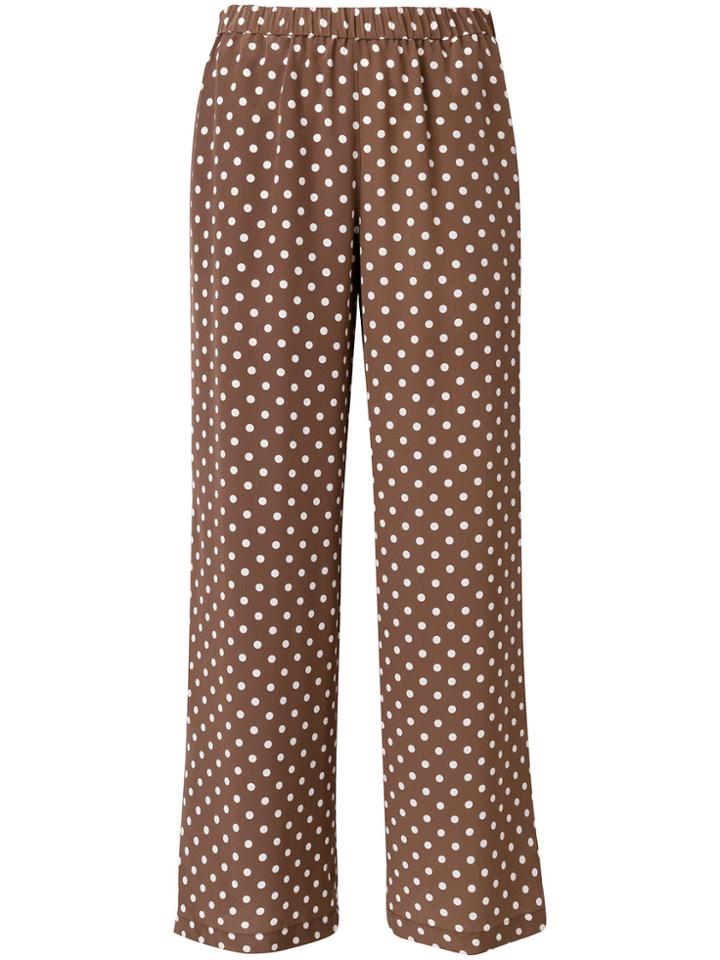 Aspesi Polka Dot Trousers - Brown