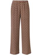 Aspesi Polka Dot Trousers - Brown