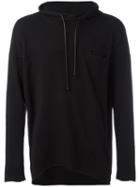 Isabel Benenato Classic Hoodie, Men's, Size: Xl, Black, Viscose/spandex/elastane