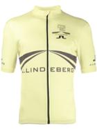 J.lindeberg Bike Branded Zip Top - Green
