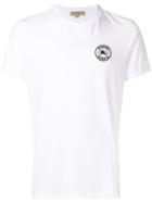 Burberry Logo Embroidered T-shirt - White