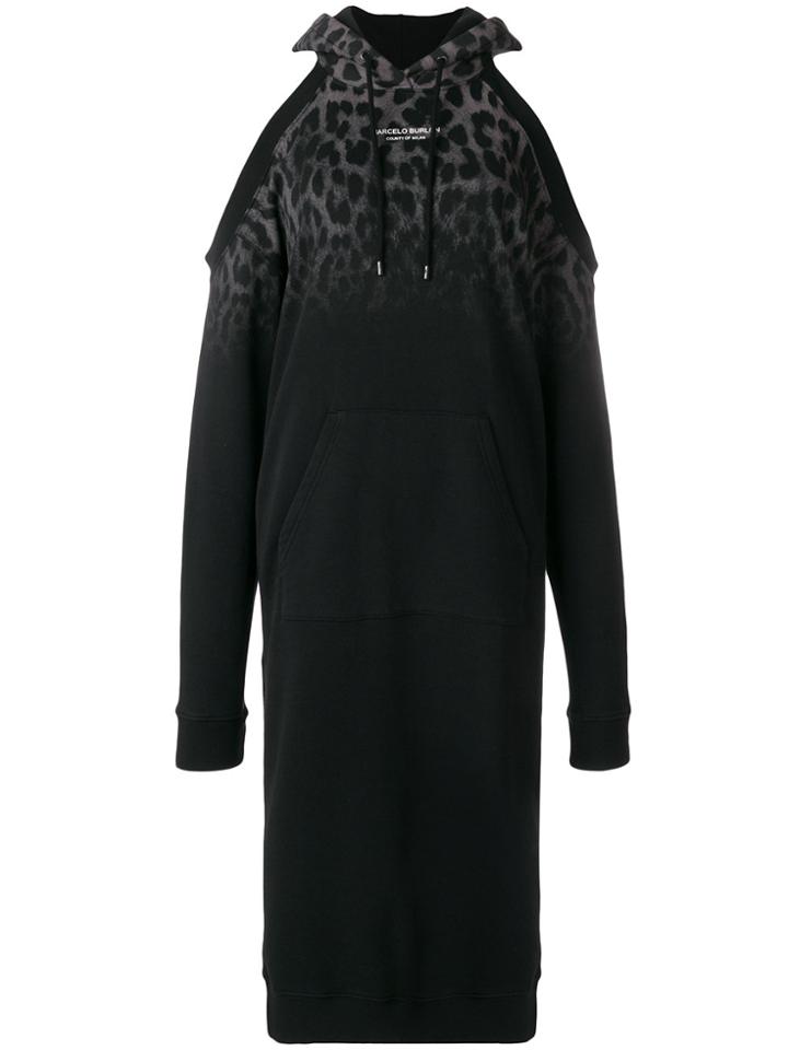 Marcelo Burlon County Of Milan Leopard Dress - Black
