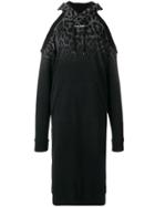 Marcelo Burlon County Of Milan Leopard Dress - Black