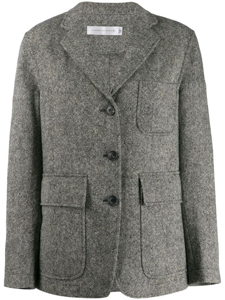 Victoria Beckham Single-breasted Jacket - Black