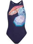 Onia Yvette Umbrella Swimsuit - Blue