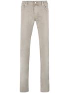 Jacob Cohen Slim-fit Trousers, Men's, Size: 35, Nude/neutrals, Spandex/elastane/cotton