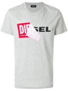 Diesel Branded T-shirt - Grey