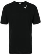 Saint Laurent - Flamingo Initial Print T-shirt - Men - Cotton - Xs, Black, Cotton