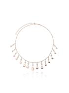 Jacquie Aiche Shaker Diamond And 14k Rose Gold Necklace