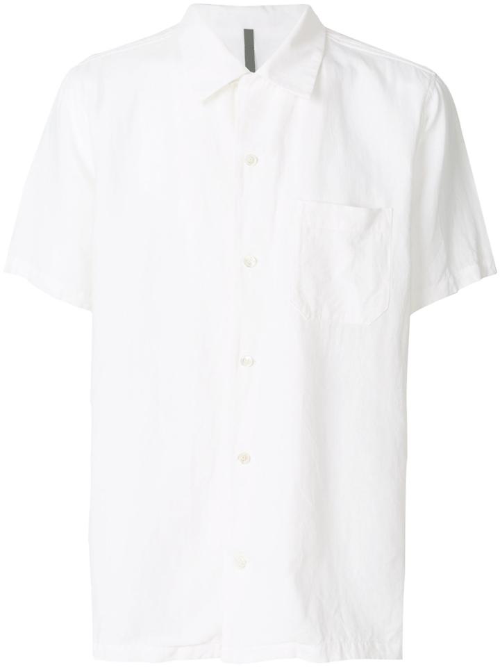 Attachment Camp-collar Short Sleeve Shirt - White
