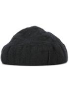 Cedric Jacquemyn 'shrink' Cap, Men's, Size: Medium, Black, Virgin Wool