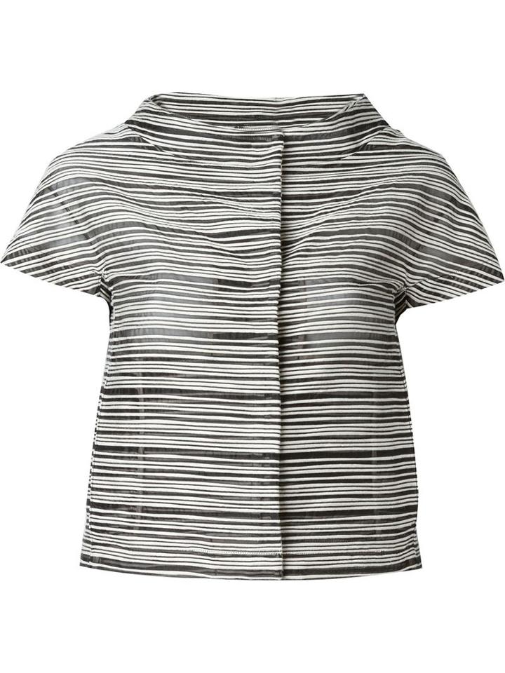 Herno Shallow Neck Cropped Jacket