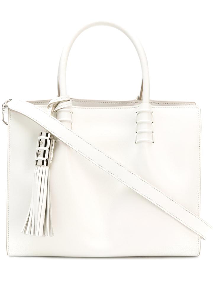Tod's Small Lady Moc Tote - White