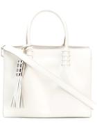 Tod's Small Lady Moc Tote - White