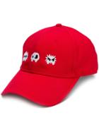 Mcq Alexander Mcqueen Monster Embroidery Baseball Cap - Red