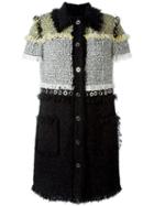 Lanvin Tweed Dress, Women's, Size: 40, Black, Silk/cotton/acrylic/wool