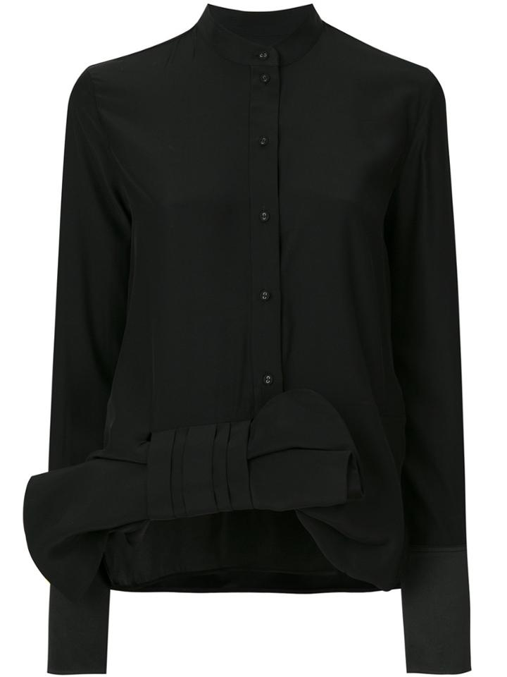 Victoria Victoria Beckham Front Bow Shirt - Black